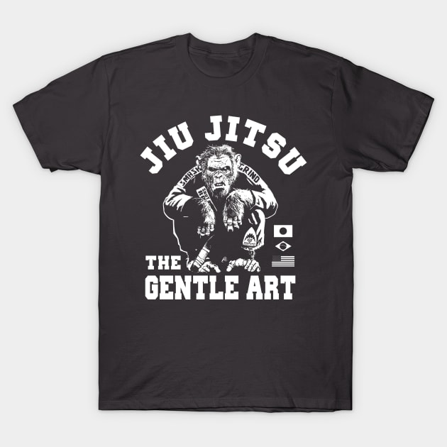 Gentle Art Chimp T-Shirt by Ground Shark